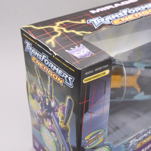 Transformers Energon Mirage Action Figure 2003 Hasbro Sealed - Picture 4 of 10